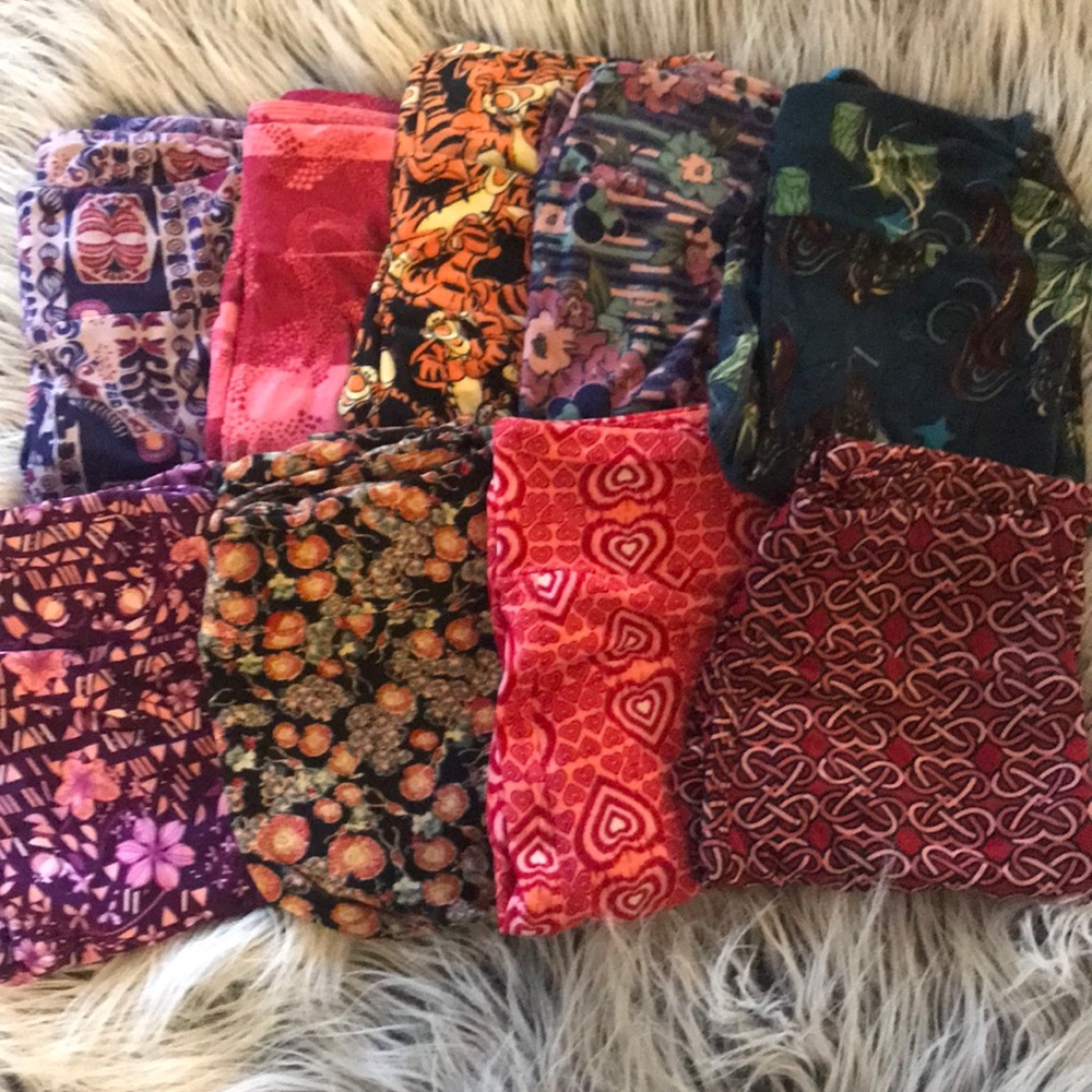 Lularoe bundle of one size leggings